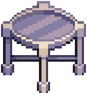 Purple Modern Basic Side Table