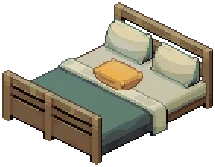 FUR Mid Cent Mod Bed Double 02