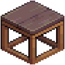 Pinewood Industrial Side Table