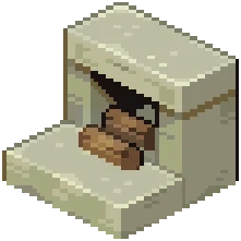 Cream Modern Basic Fireplace