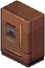 Gold Industrial Fridge