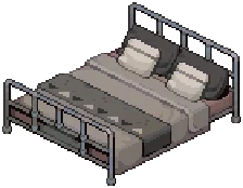 Silver Industrial Double Bed — recipe