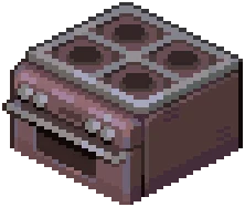 Purple Industrial Oven