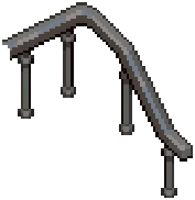 STAIRS Metal Banister Long Left