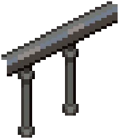 STAIRS Metal Banister Short Left End