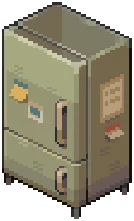White Modern Basic Fridge