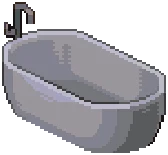 Grey Modern Basic Bathtub