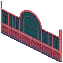 STRUCT Red Thread Exterior Arch Decor