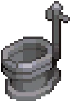 Grey Modern Basic Toilet