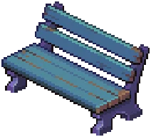 Blue Bench