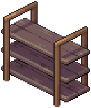 Pinewood Industrial Shelving Unit
