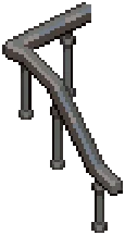 STAIRS Metal Banister Long Right