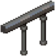 STAIRS Metal Banister Short Right End
