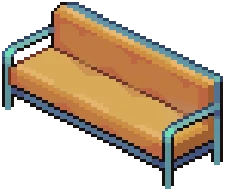 Eclectic Yellow Couch