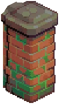 FENCE Brick Moss Walls