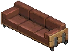Red Industrial Sofa
