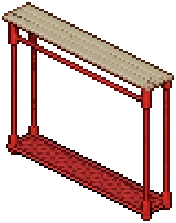 FUR Boutique Rack Empty Red