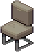 Cream Modern Basic Seat
