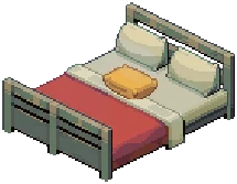 FUR Mid Cent Mod Bed Double 01