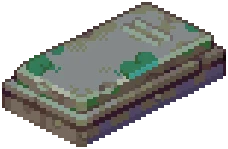 FUR Halloween Gravestone Box Tomb