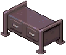 Purple Industrial Chest of Drawers