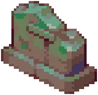 Small Broken Gravestone