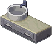 Grey Modern Basic Sink