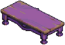 FUR Table Wood Purple 02