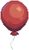 ORN Balloon Red