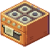 Eclectic Orange Oven